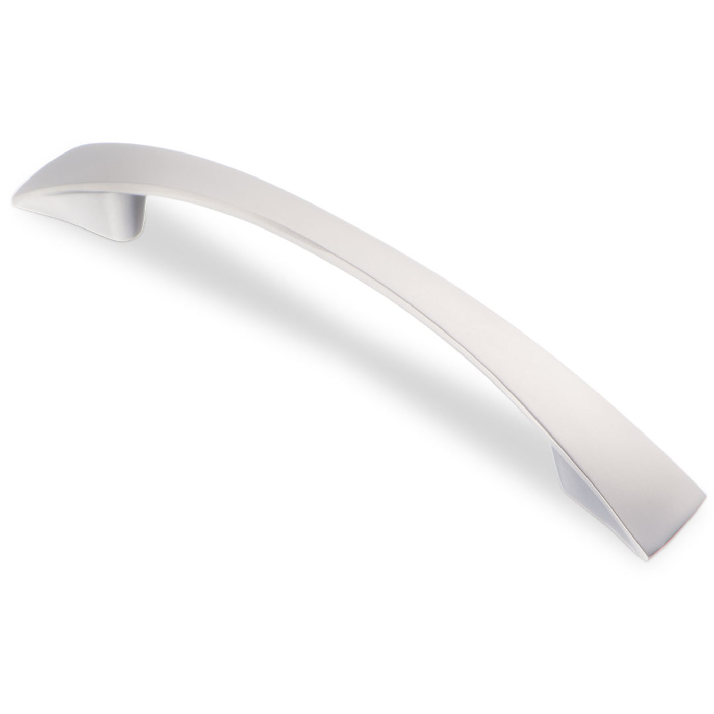 Ручка изогнутая дуга RS(L)012-128SC хром мат.  ПАРТНЕР