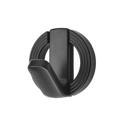 Крючок однорожковый K5959MBK, черный матовый (40/400) 63183