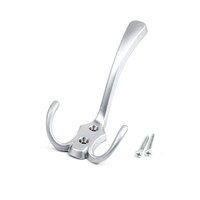 Крючок мебельный трех рожковый HE302SC   ПАРТНЕР (20)