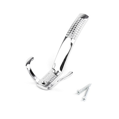 Крючок мебельный с точками трех рожковый HE(L)303СР ПАРТНЕР