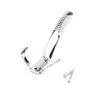 Крючок мебельный с точками трех рожковый HE(L)303СР ПАРТНЕР