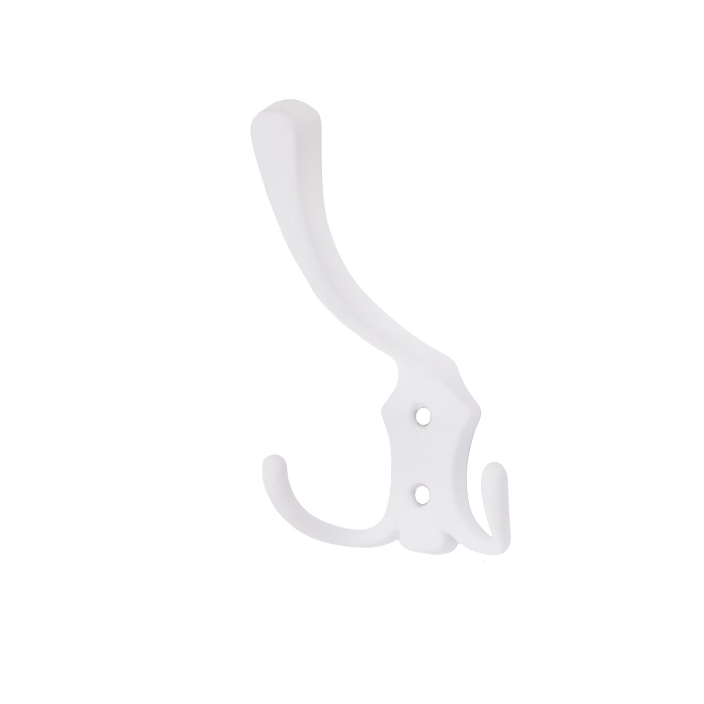 Крючок мебельный трехрожковый WP59 белый AKS 69612
