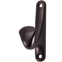 Крючок мебельный однорожковый DELTA черный AKS  56834