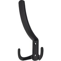 Крючок мебельный трехрожковый WP14 черный AKS  69611 (новый код 116357)