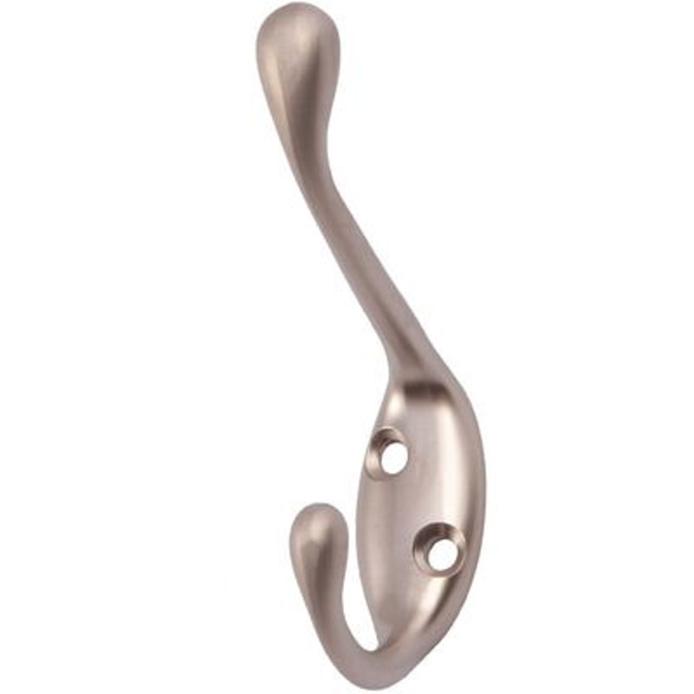 Крючок мебельный двухрожковый VIOL сатин AKS 56827