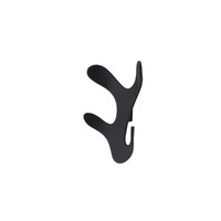 Крючок мебельный четырехрожковый KORAL черный матовый AKS 64163