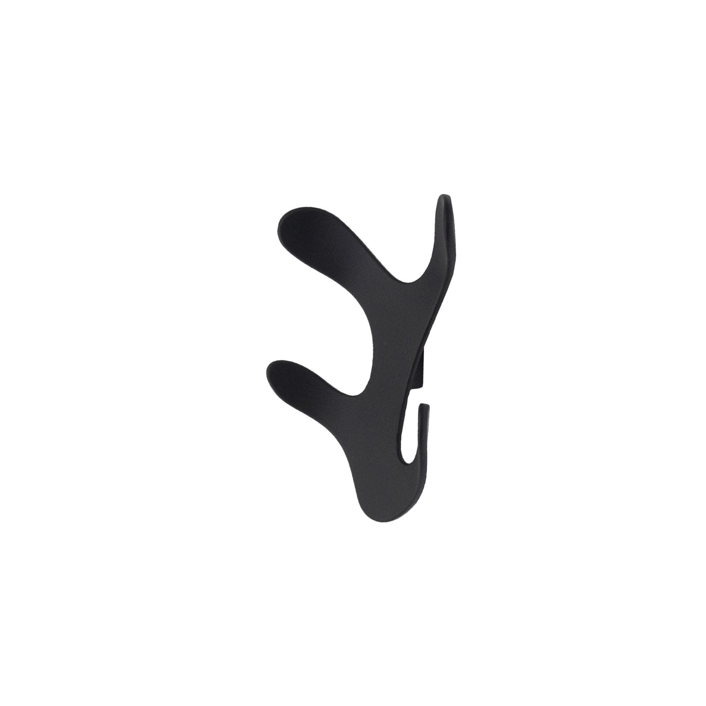 Крючок мебельный четырехрожковый KORAL черный матовый AKS 64163