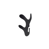 Крючок мебельный четырехрожковый KORAL черный матовый AKS 64163