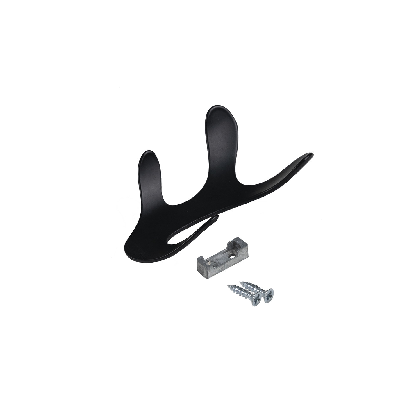 Крючок мебельный четырехрожковый KORAL черный матовый AKS 64163