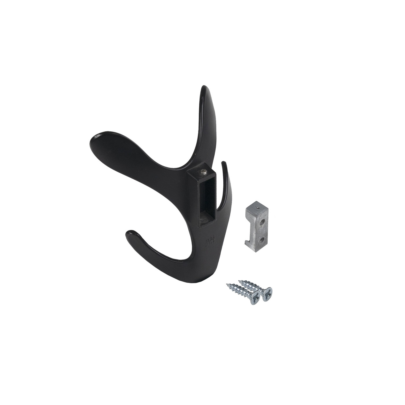 Крючок мебельный четырехрожковый KORAL черный матовый AKS 64163