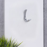 Крючок мебельный однорожковый SKY хром матовый AKS 45270