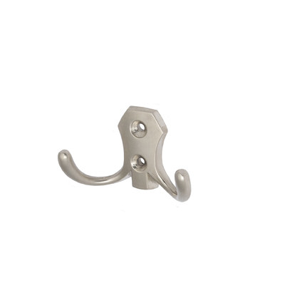 Крючок мебельный двухрожковый WP89 старое золото AKS  62137