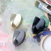 Крючок мебельный двухрожковый QUEEN черный матовый AKS 90281