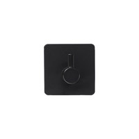 Крючок мебельный однорожковый PLAY черный AKS 105186