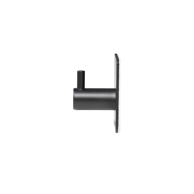 Крючок мебельный однорожковый PLAY черный AKS 105186