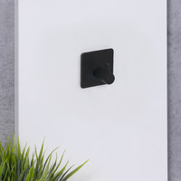 Крючок мебельный однорожковый PLAY черный AKS 105186