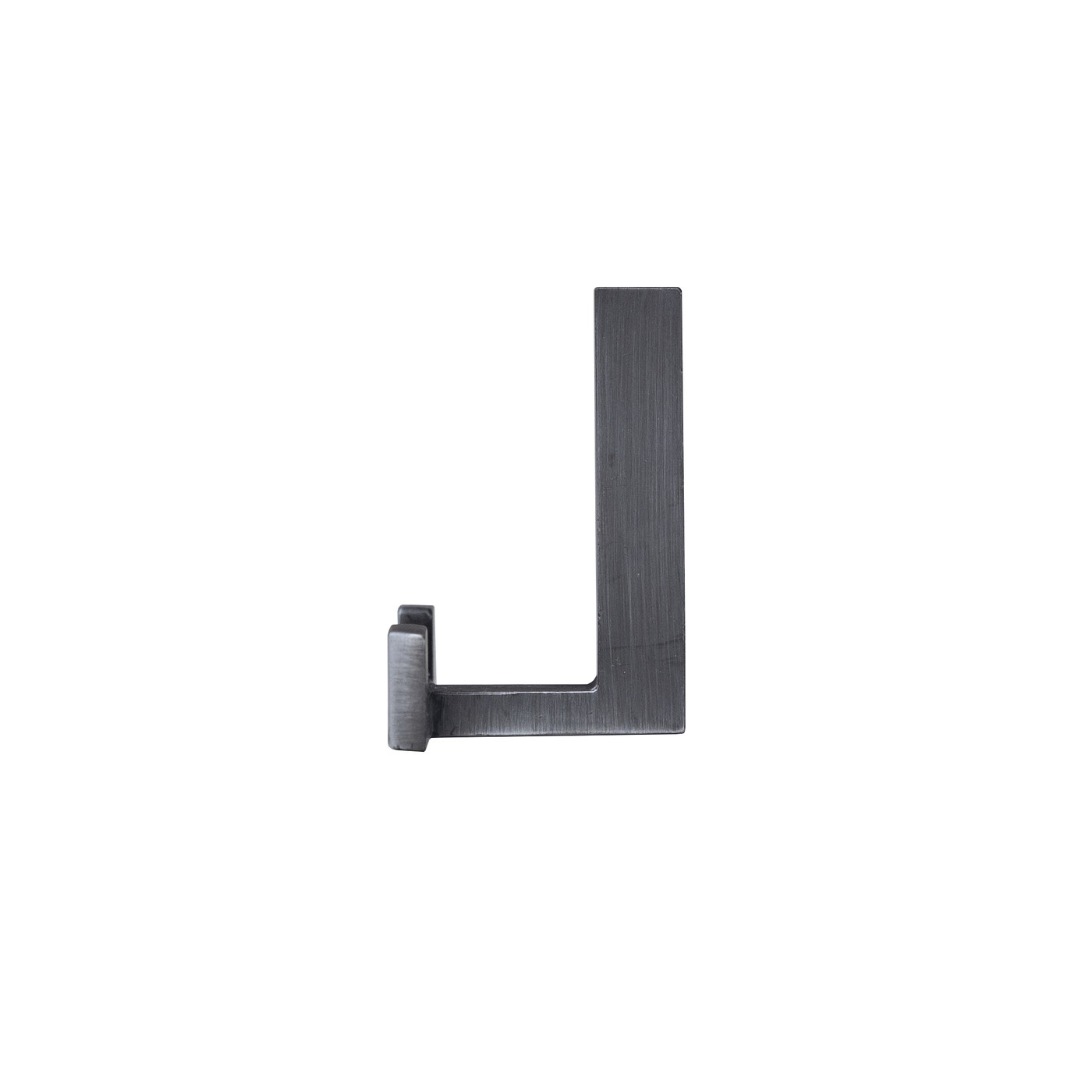 Крючок мебельный двухрожковый LEGGO шлифованный титан AKS 103310