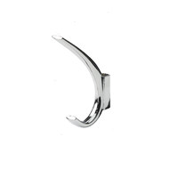 Крючок мебельный двухрожковый SKY хром AKS 81523