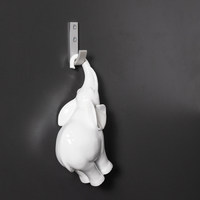 Крючок мебельный однорожковый FLEX алюминий AKS 56836