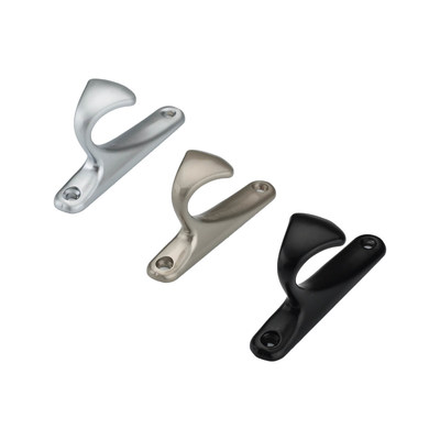 Крючок мебельный однорожковый DELTA хром матовый AKS 56832