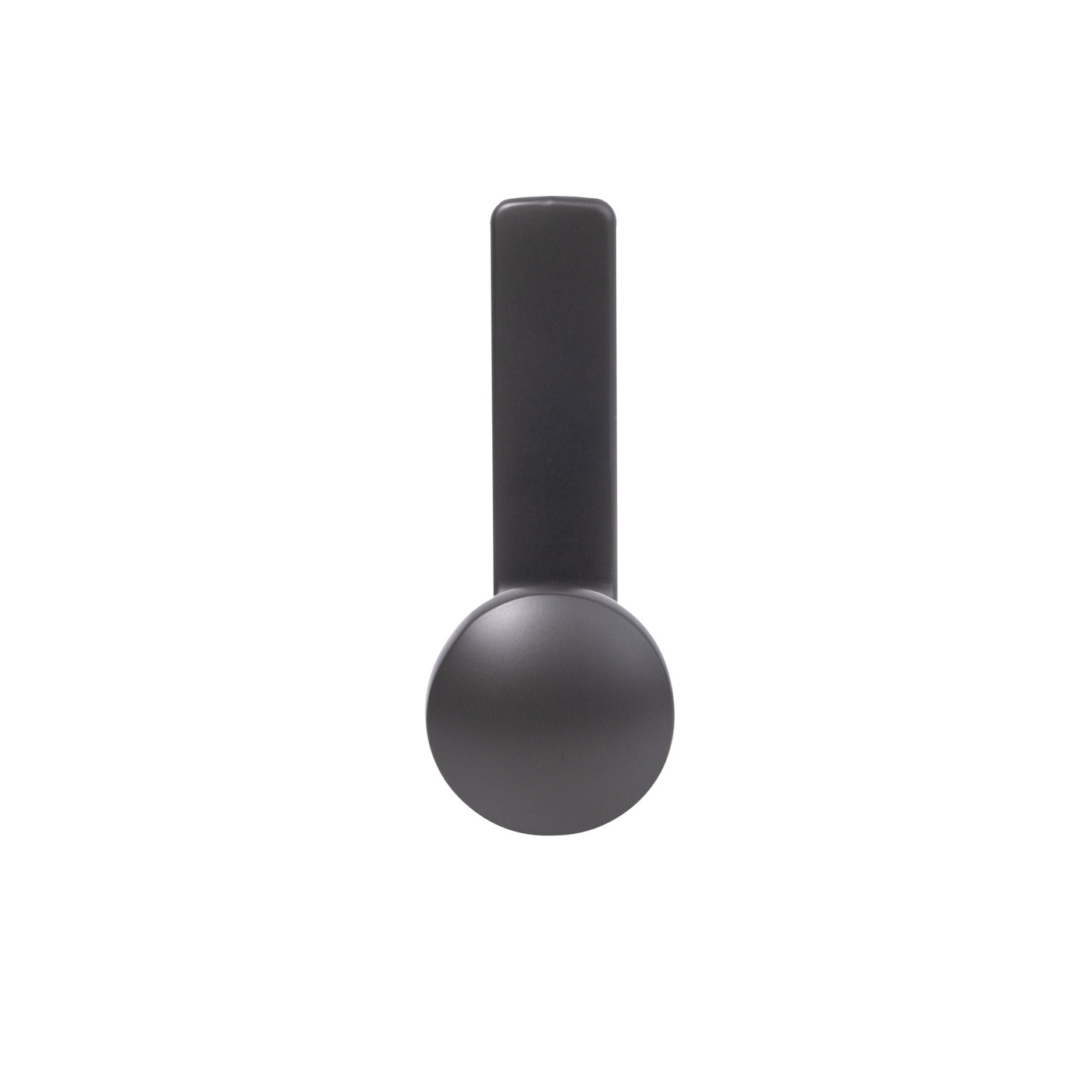 Крючок мебельный однорожковый KING графит AKS 90277