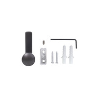 Крючок мебельный однорожковый KING графит AKS 90277