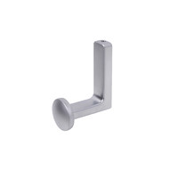 Крючок мебельный однорожковый KING хром матовый AKS 90275