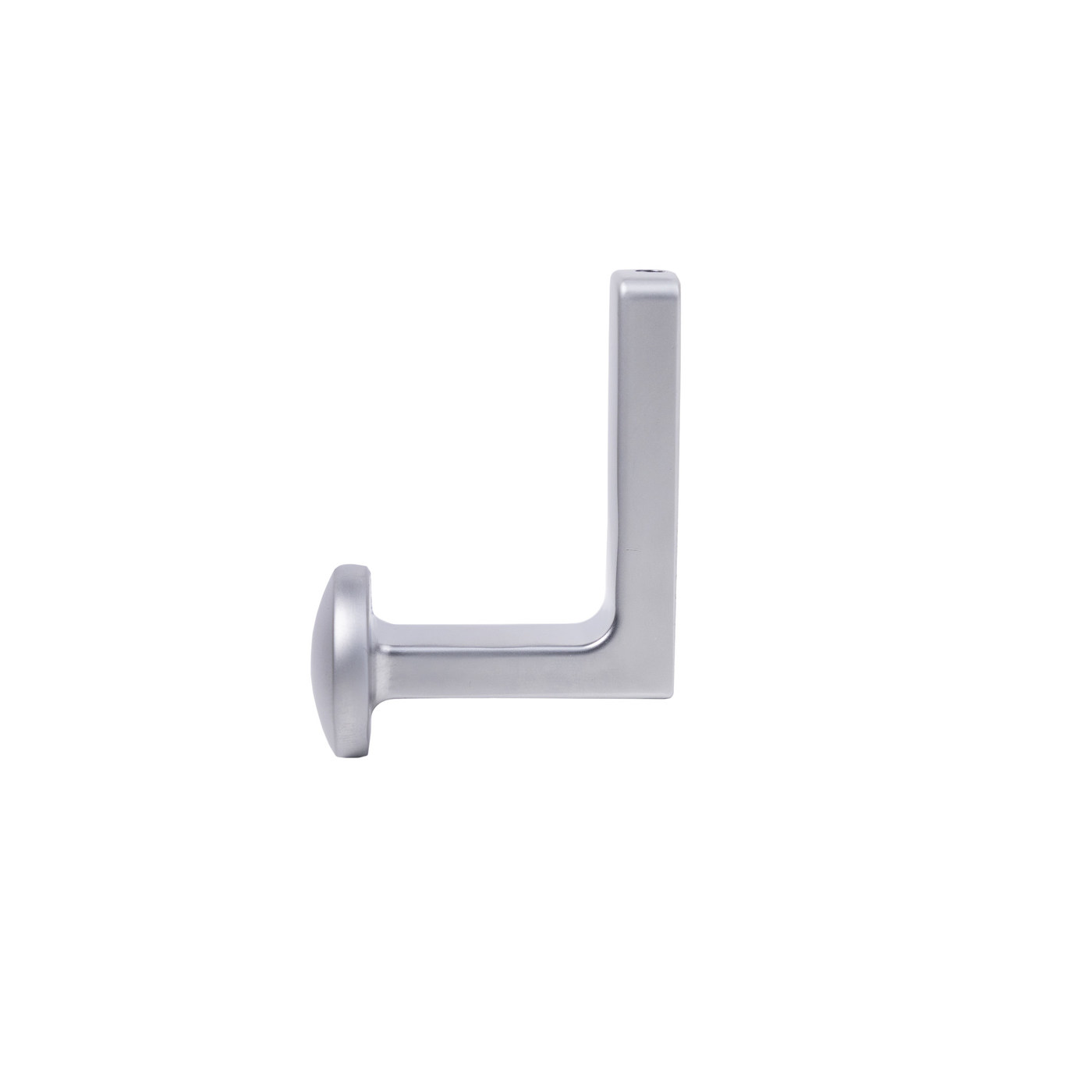 Крючок мебельный однорожковый KING хром матовый AKS 90275