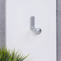 Крючок мебельный однорожковый KING хром матовый AKS 90275