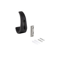 Крючок мебельный однорожковый MYHITO черный матовый AKS 104200