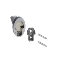 Крючок мебельный однорожковый QUEEN хром матовый AKS 90286