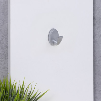 Крючок мебельный однорожковый QUEEN хром матовый AKS 90286