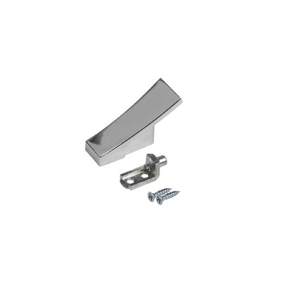 Крючок мебельный однорожковый SLASH хром матовый AKS 81552