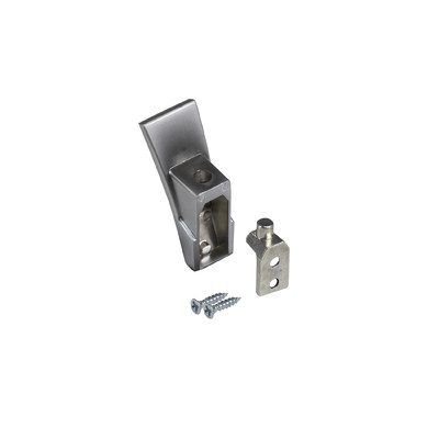 Крючок мебельный однорожковый SLASH хром матовый AKS 81552