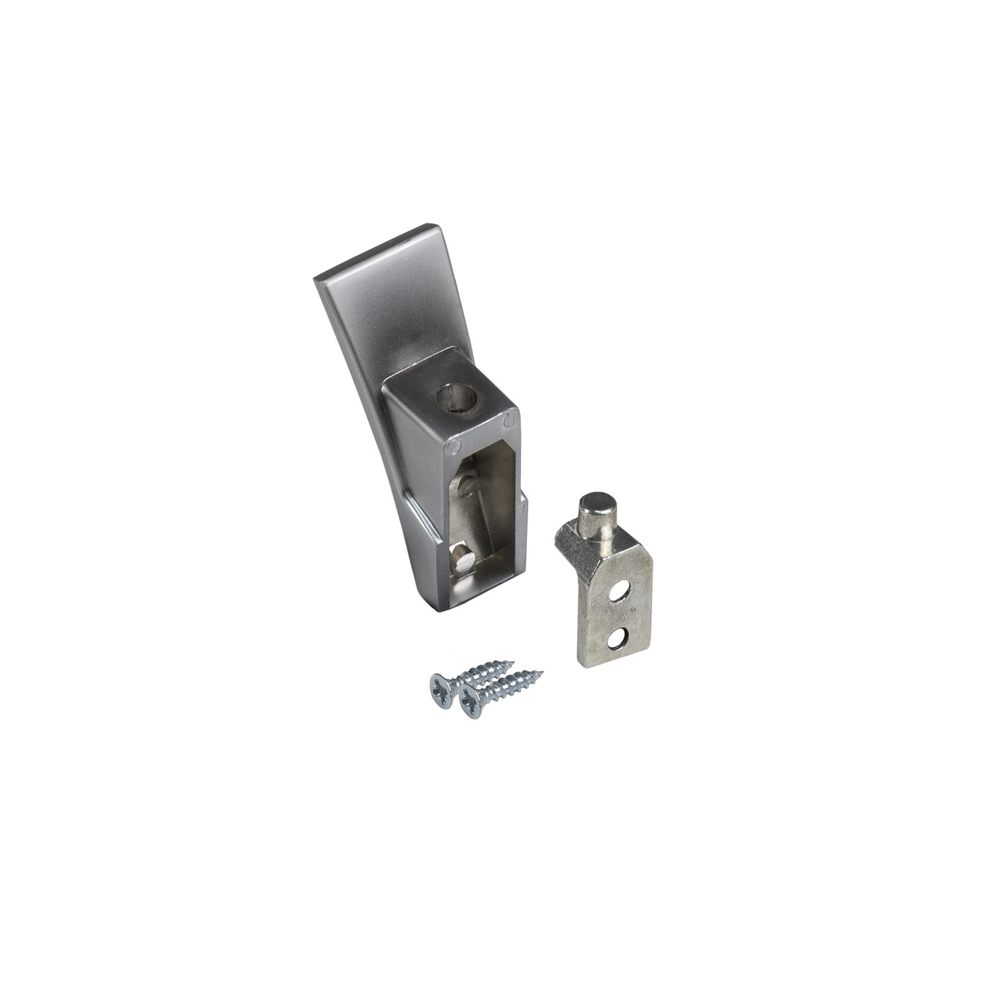 Крючок мебельный однорожковый SLASH хром матовый AKS 81552