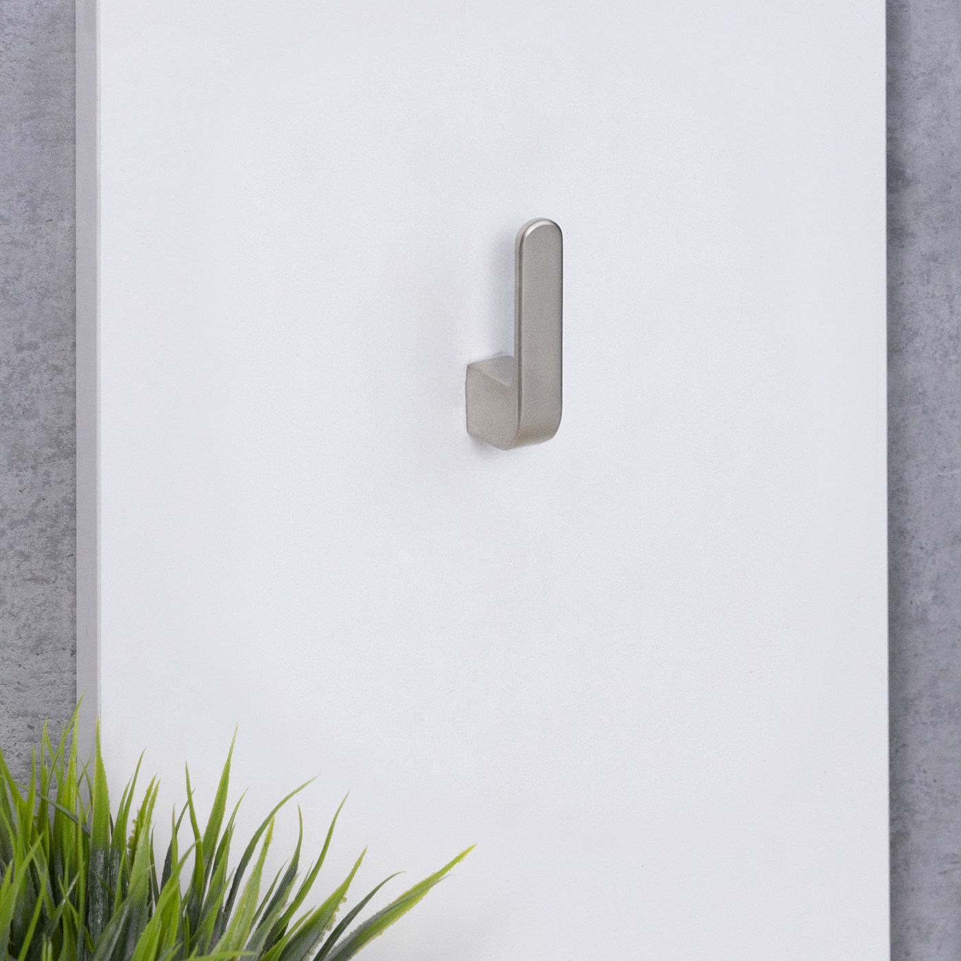 Крючок мебельный однорожковый START сатин AKS 89334