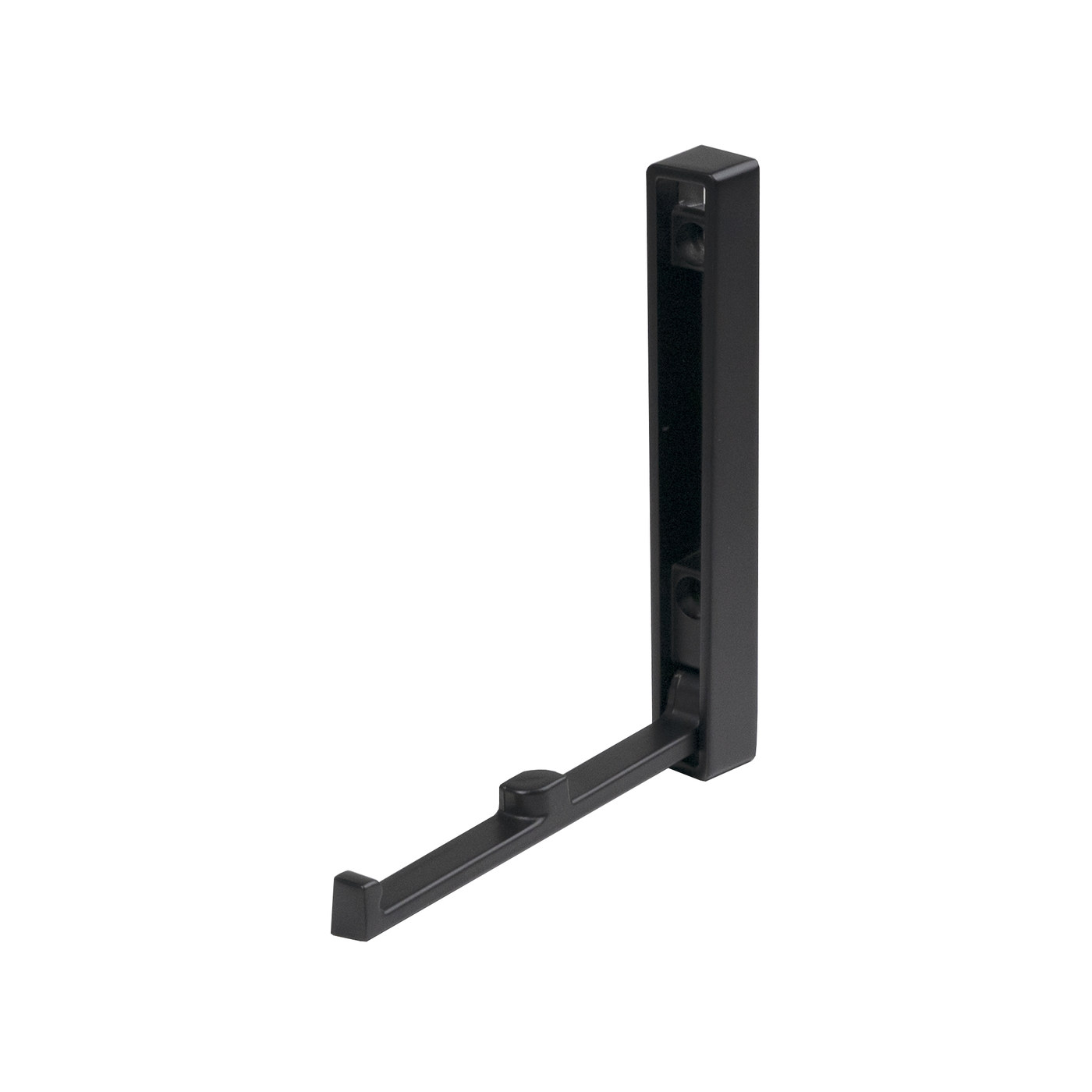 Крючок мебельный однорожковый STEP черный матовый AKS 90289