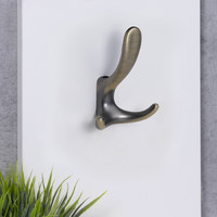 Крючок мебельный трехрожковый ROMA античная латунь матовая AKS 104209