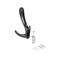 Крючок мебельный трехрожковый ROMA графит AKS 104207