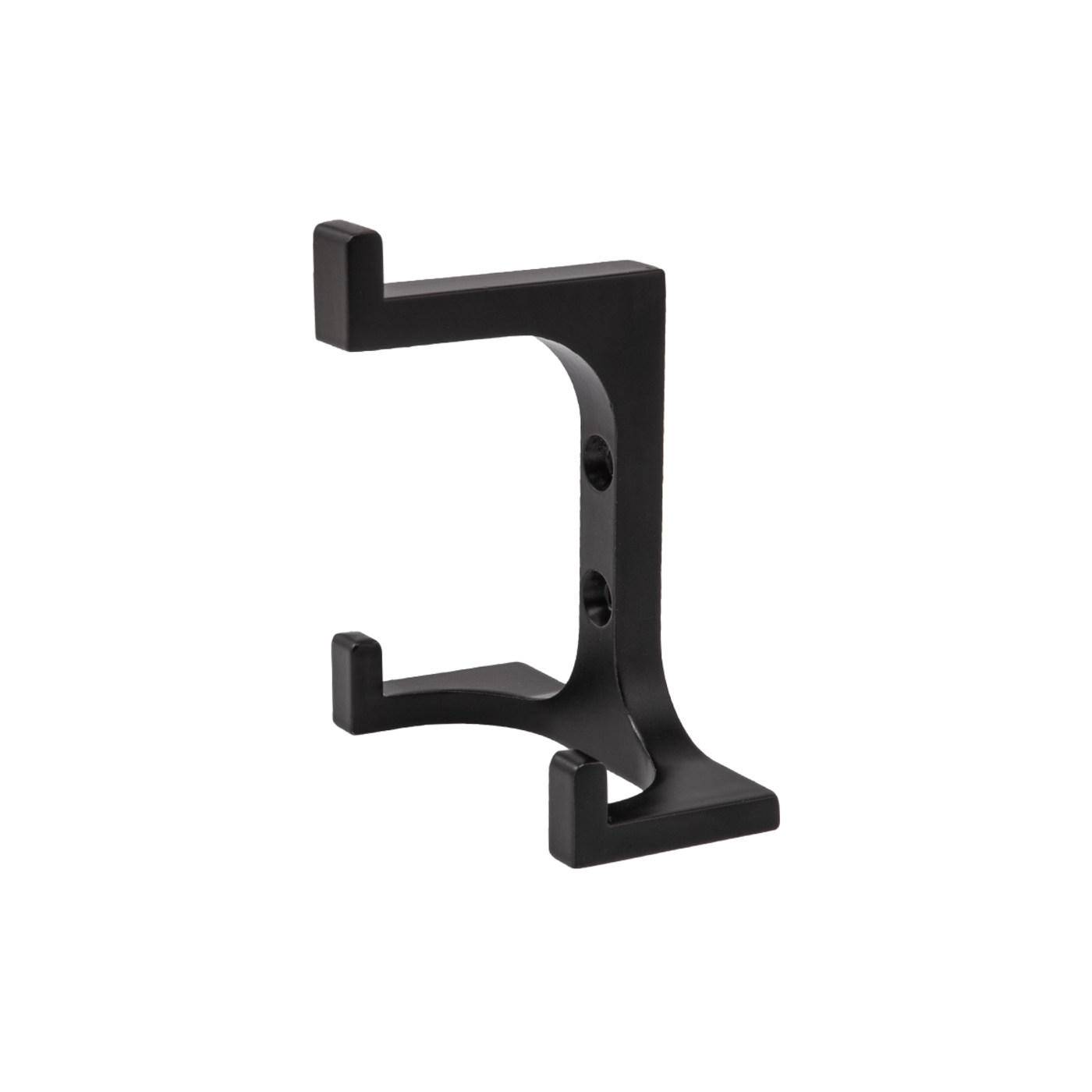 Крючок мебельный трехрожковый TRITON черный матовый AKS 62000