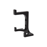 Крючок мебельный трехрожковый TRITON черный матовый AKS 62000