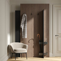 Крючок мебельный трехрожковый TRITON черный матовый AKS 62000