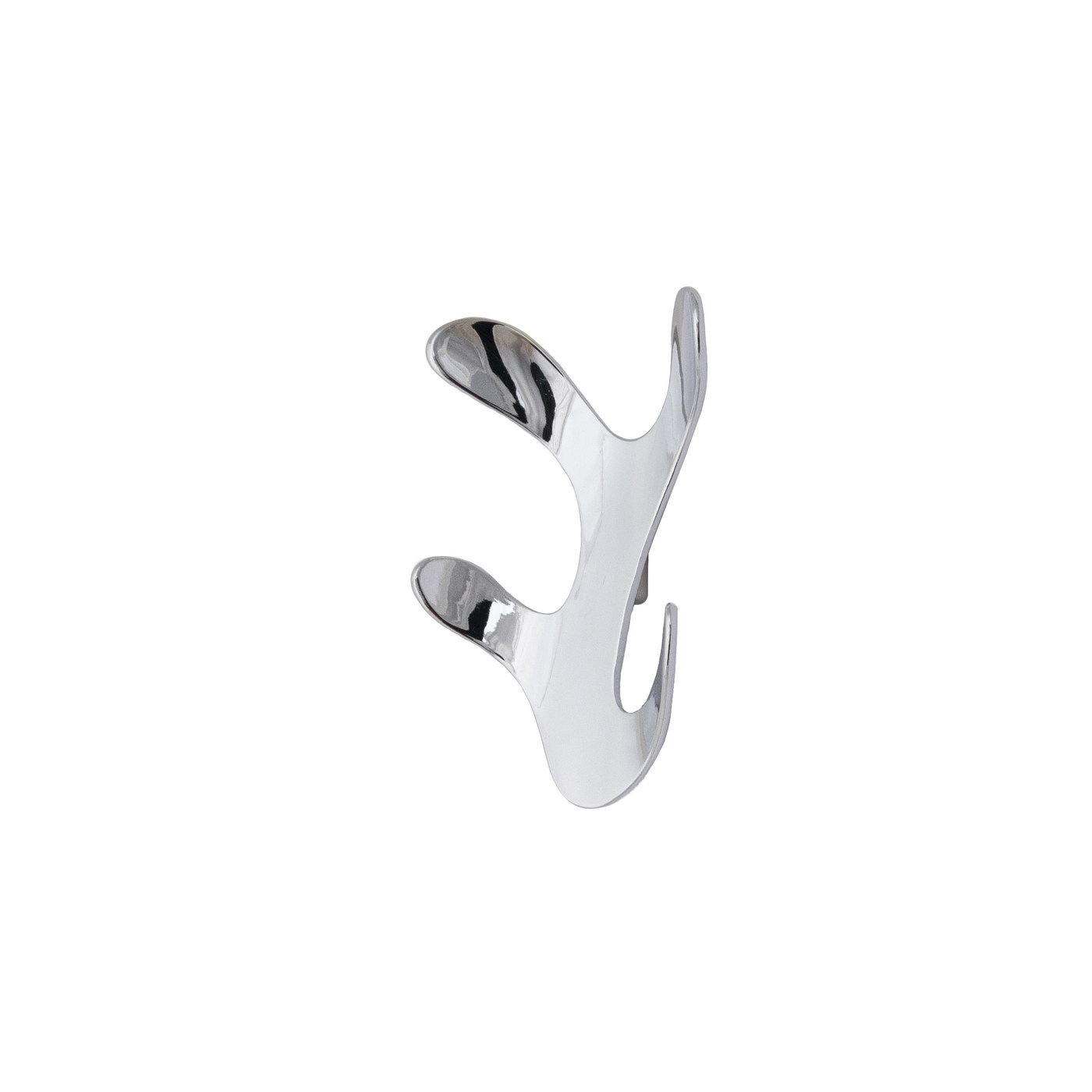 Крючок мебельный четырехрожковый KORAL хром AKS 64162