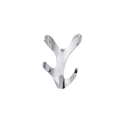 Крючок мебельный четырехрожковый KORAL хром AKS 64162