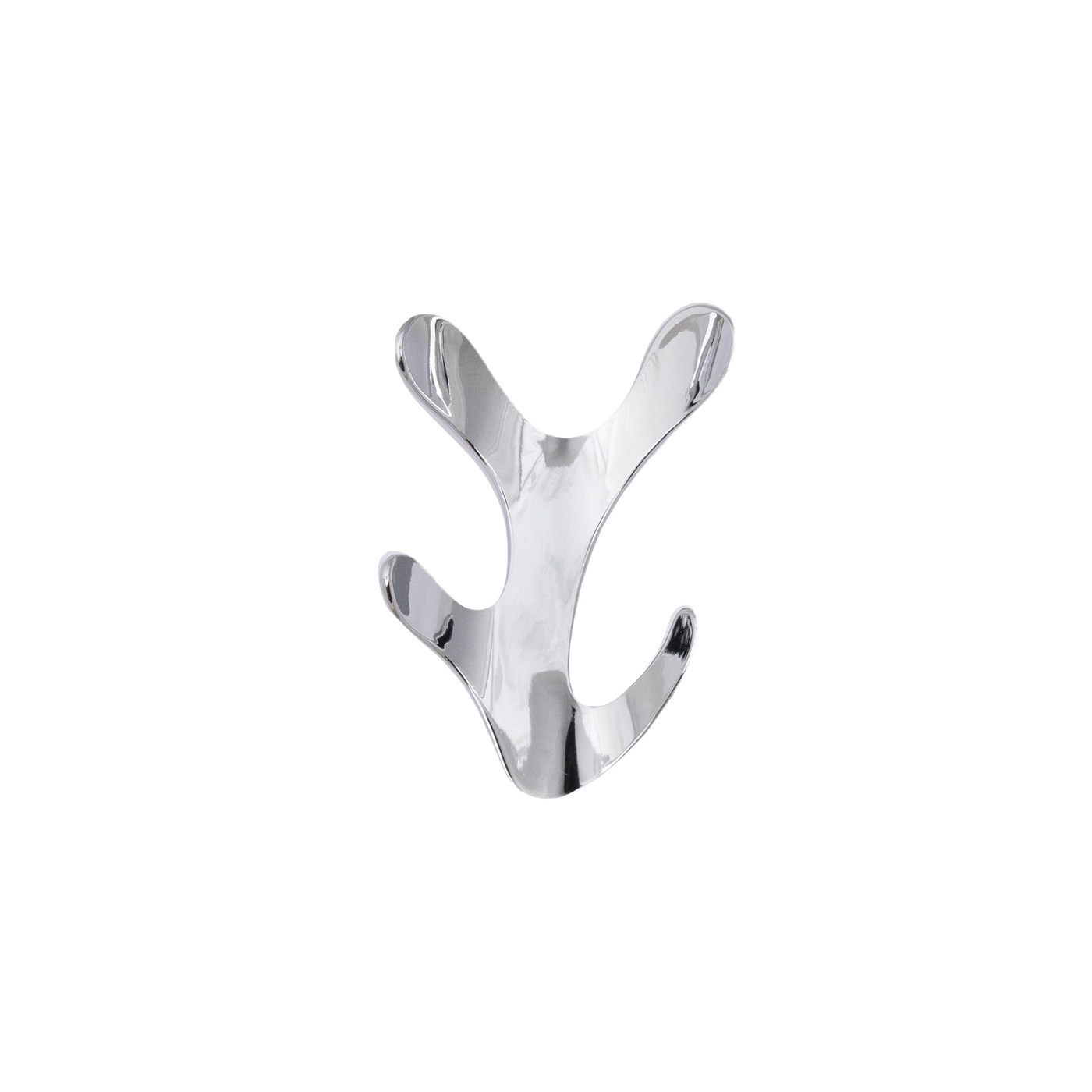 Крючок мебельный четырехрожковый KORAL хром AKS 64162