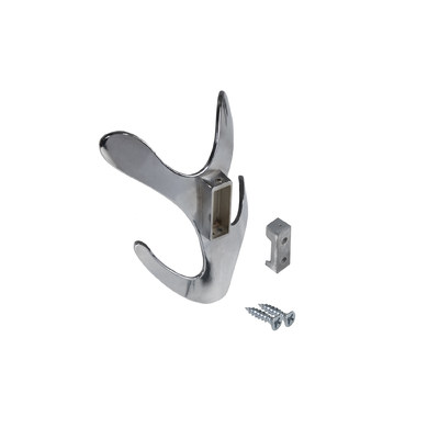 Крючок мебельный четырехрожковый KORAL хром AKS 64162