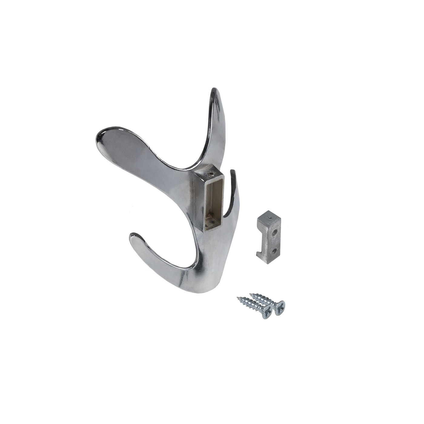 Крючок мебельный четырехрожковый KORAL хром AKS 64162