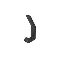 Крючок мебельный двухрожковый PEROLA черный матовый AKS 104186