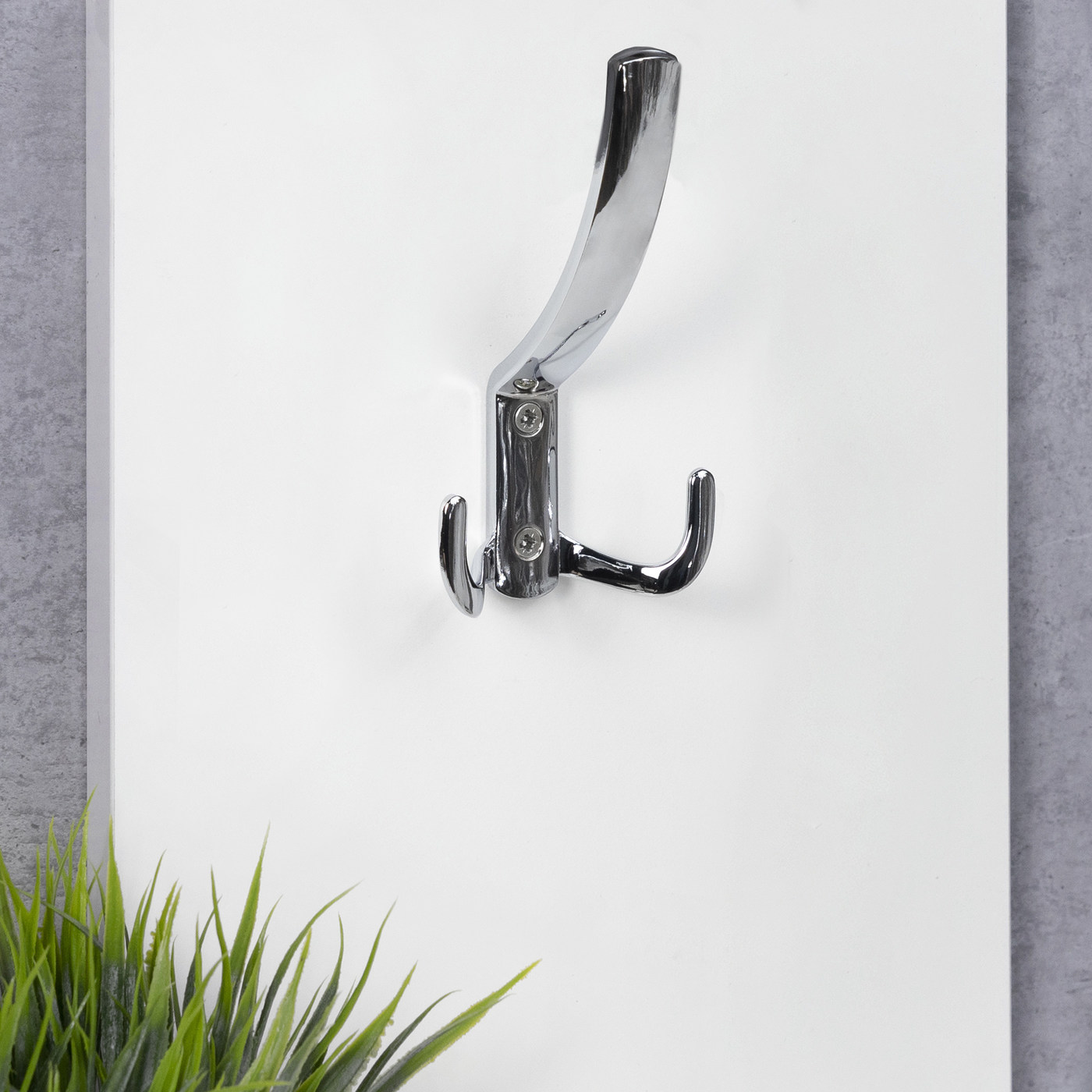 Крючок мебельный трехрожковый мет. WP14 хром AKS 113579