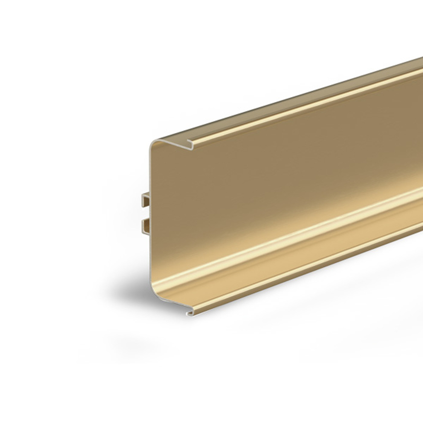Профиль алюминиевый GOLA С-образный 4,1м, золото матовое